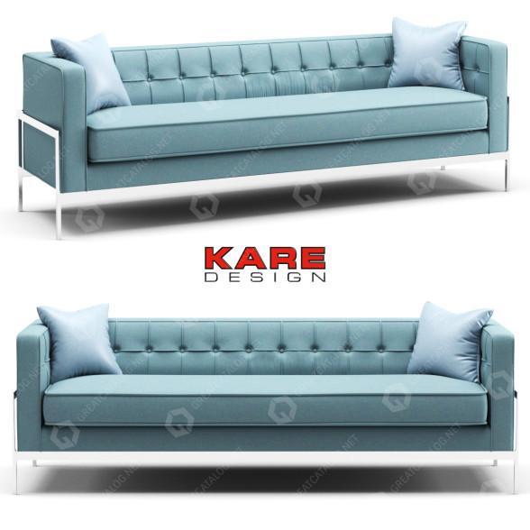 Sofa Kare Loft 3-Seater 3D-Modell