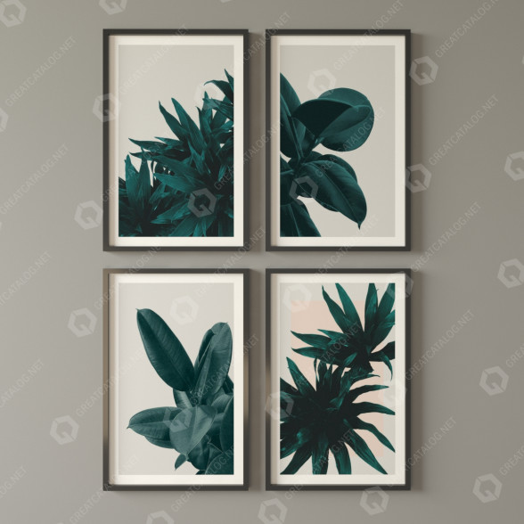 Bilder Juniqe Botanical Theme Paintings 2 3D-Modell
