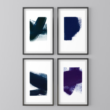 Картини Juniqe Set of Modern Paintings