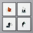 Kino Juniqe Animal Theme Paintings 2 - Shelest