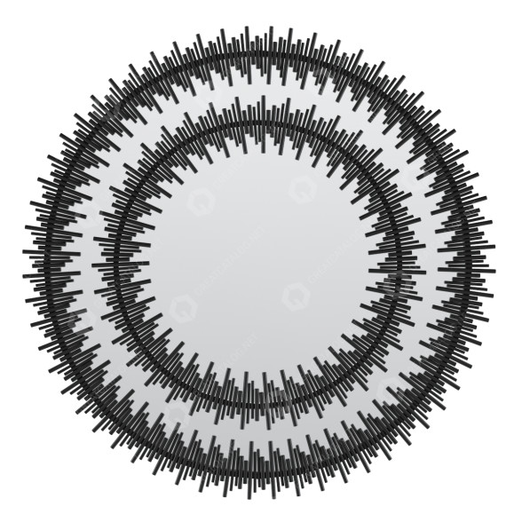 Spiegel Kare Solare Black 3D-Modell