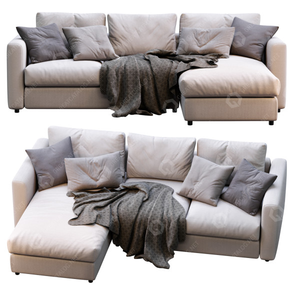 Sofa IKEA Vimle 3D model