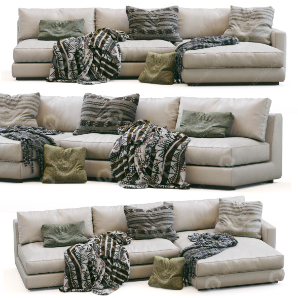 Sofa Ferlea Simple model 3D