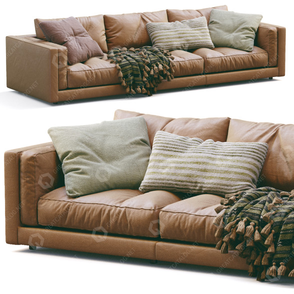 Диван Flexform Lucien 3D модель