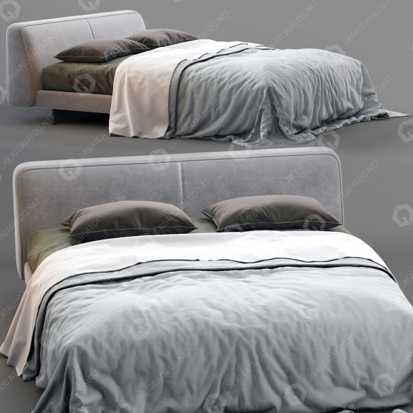 Bett Alivar Feng 3D-Modell