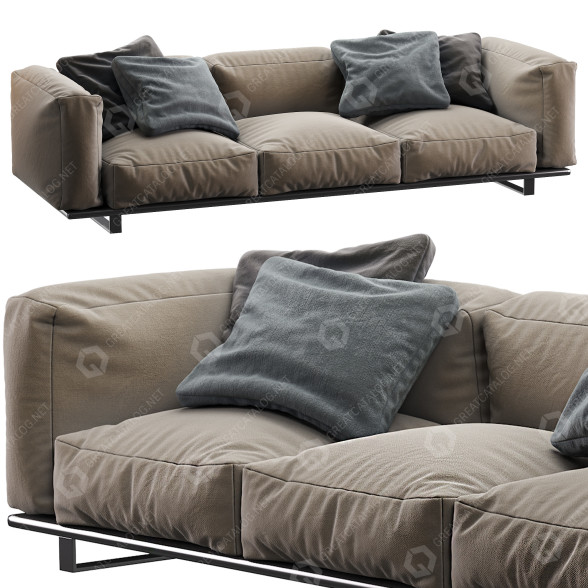 Sofa Alivar Daytona 3D-Modell