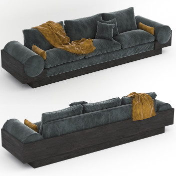 Диван  1960s Grand Bolster 3D модель