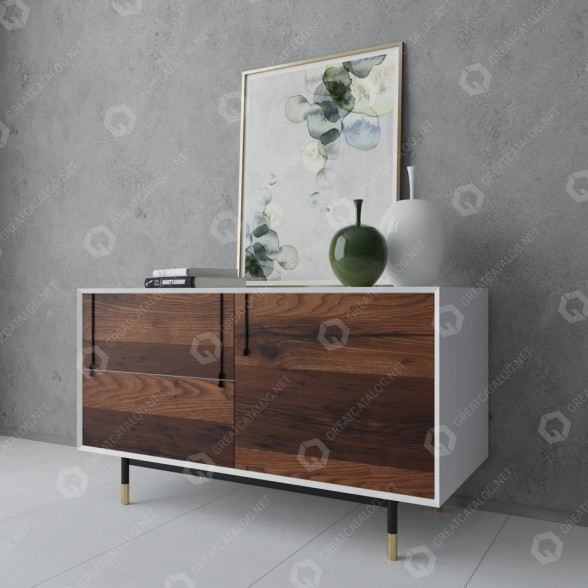 Dresser and Decor BDDW Lake Armoire 3D model
