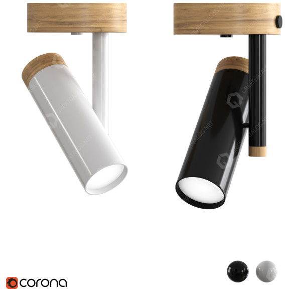 Lampe Gaff Urban Light modèle 3D