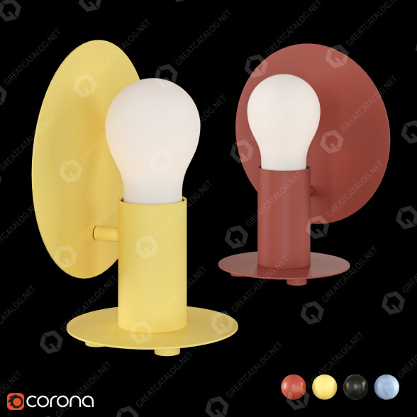 Lampa stołowa Stip Angel L model 3D