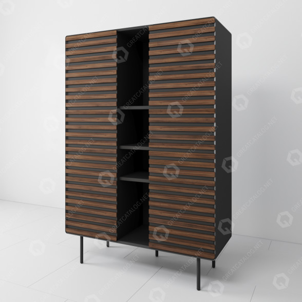 Сервант Kave Home Kesia 105 x 155 cm 3D модель