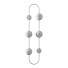 Aplique de pared Halley 4 Globe Oval Ring - Shelest