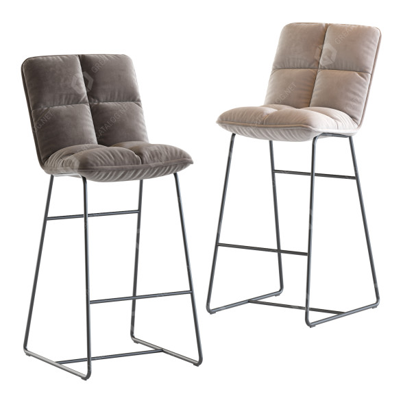 Tabouret de bar Cloud modèle 3D