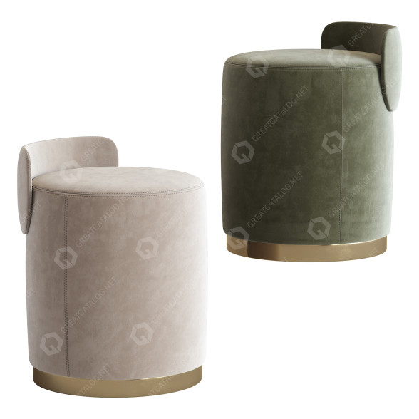 Ottoman Andrew Martin Otis modèle 3D