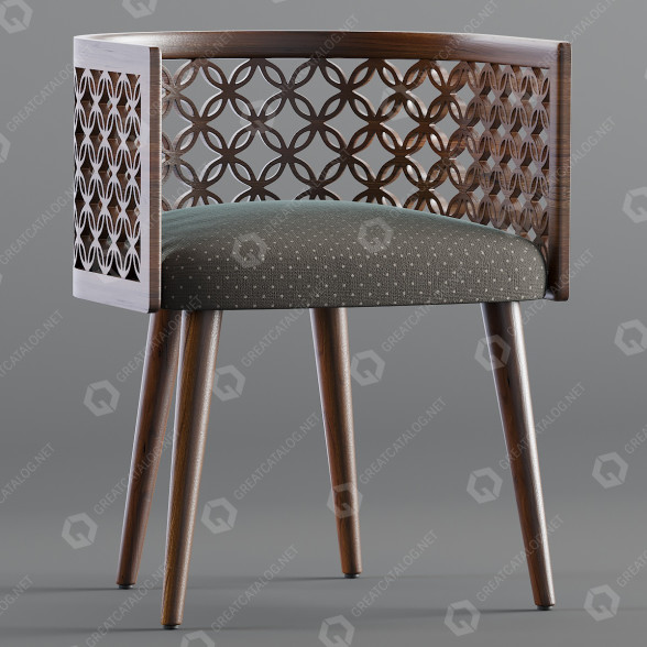 Стілець Mondo Collection Arabesque 3D модель