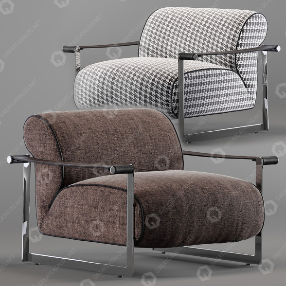 Fotel ENNE Annysa model 3D