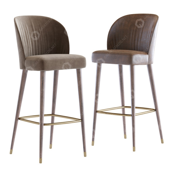Barhocker Montbel Rose 3D-Modell