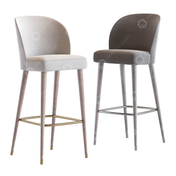 Barhocker Montbel Rose 3D-Modell