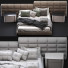 Ліжко та тумбочки Minotti Lawrence - Navasard