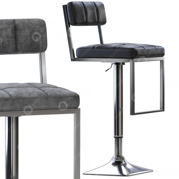 Барний стілець CorLiving Adjustable 3D модель