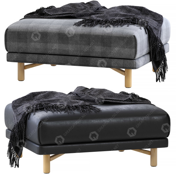 Пуф Muuto Rest 3D модель
