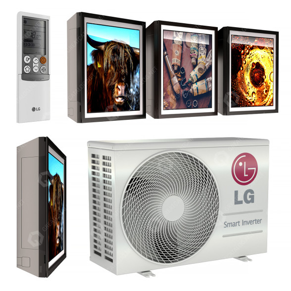 Climatiseur LG Electronics A12FR Artcool Gallery modèle 3D