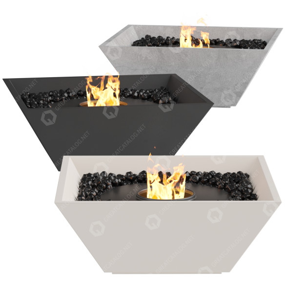 Біокамін EcoSmart Fire Nova 600 Fire Pit 3D модель