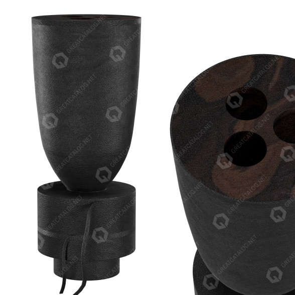Ваза Arnodeclercq Pot Leather 3D модель