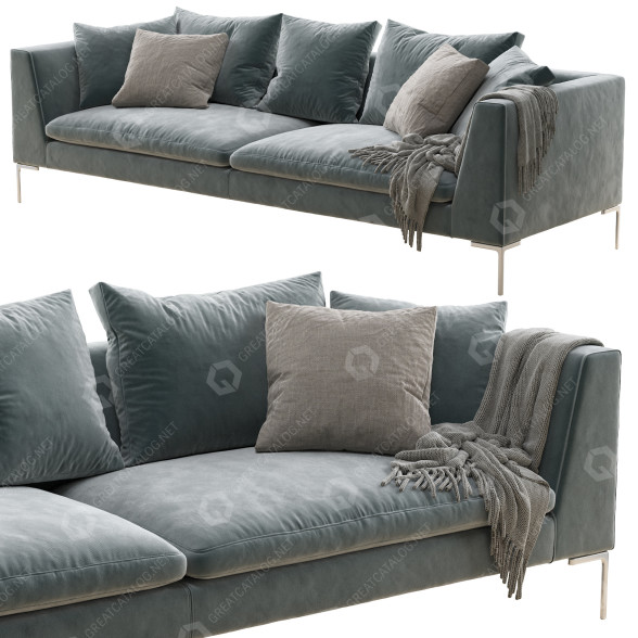 Sofa B&B Italia Charles 3D-Modell