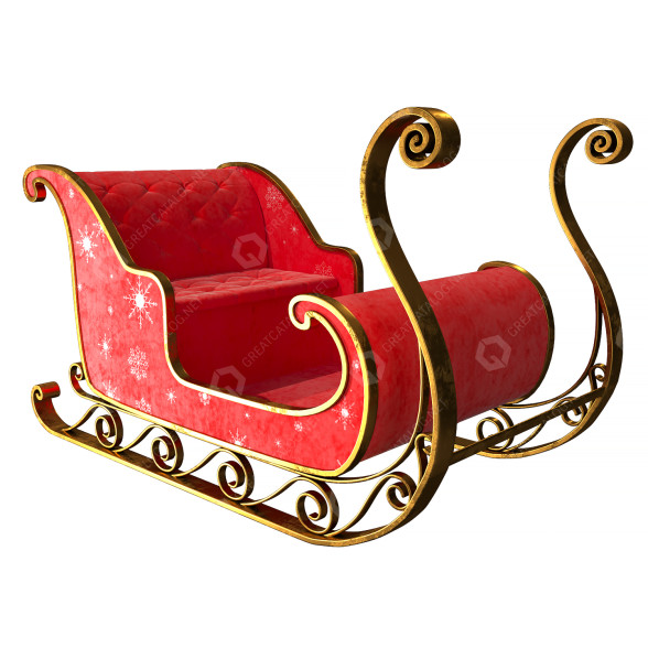 Сани Santas 3D модель