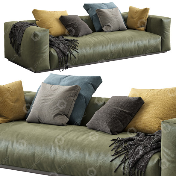 Sofa Flexform Lario 3D-Modell