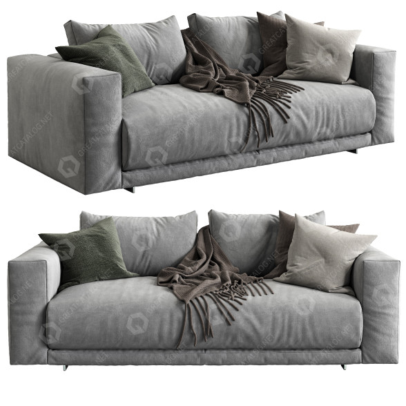 Диван COR Sitzmöbel Moss Gray 3D модель