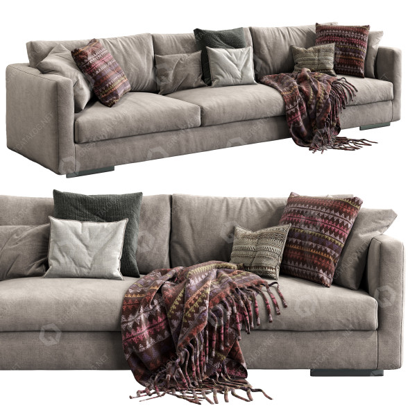 Диван Flexform Magnum Beige 3D модель