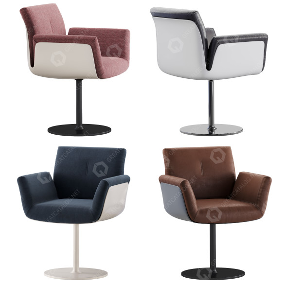 Fotel COR Sitzmöbel Alvo Variant 2 model 3D