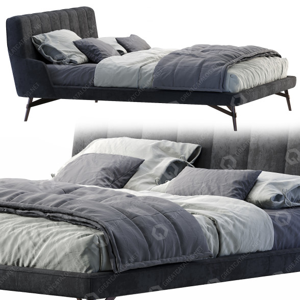 Cama Natuzzi Svevo 2 Modelo 3D