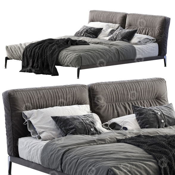 Lit Flexform Adda modèle 3D