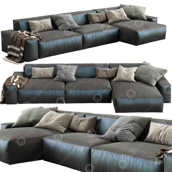 Sofa Jesse Daniel (Composition 1) model 3D