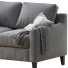 Sofá Pottery Barn Beverly Upholstered Gray - Paramatma