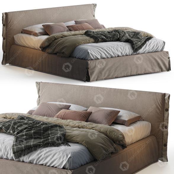 Bett LeComfort Giselle 3D-Modell
