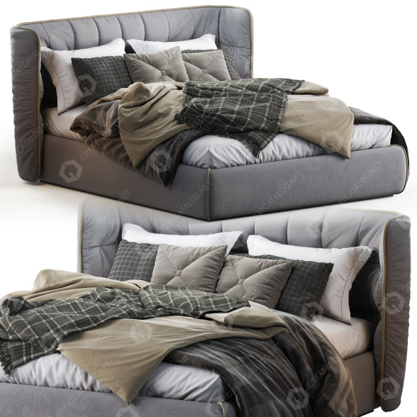 Кровать LeComfort Aspen 3D модель