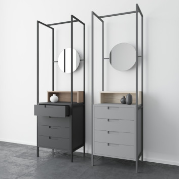 Туалетний столик  Alexandra Mirror Drawers by MannMade 3D модель