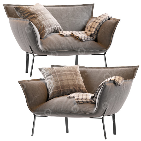 Sillón Jardan Lewis Modelo 3D