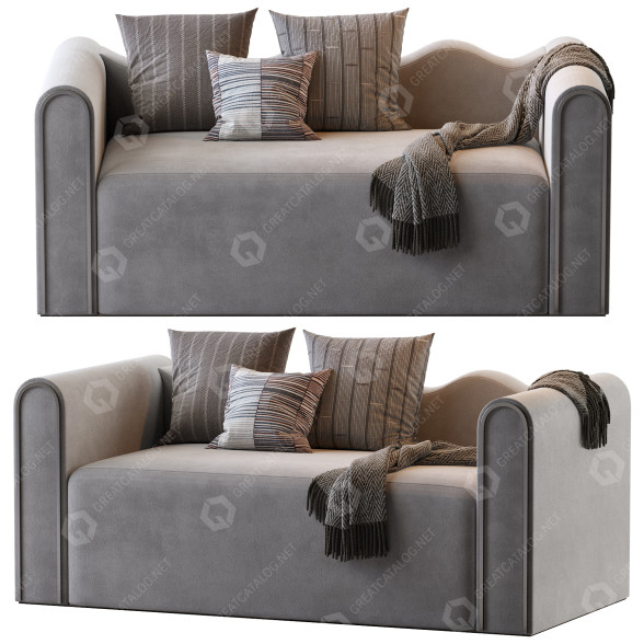 Sofa Frederic Pellenq Camarat 3D model