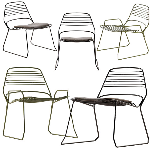 Stühle Tait Jak Lounger 3D-Modell