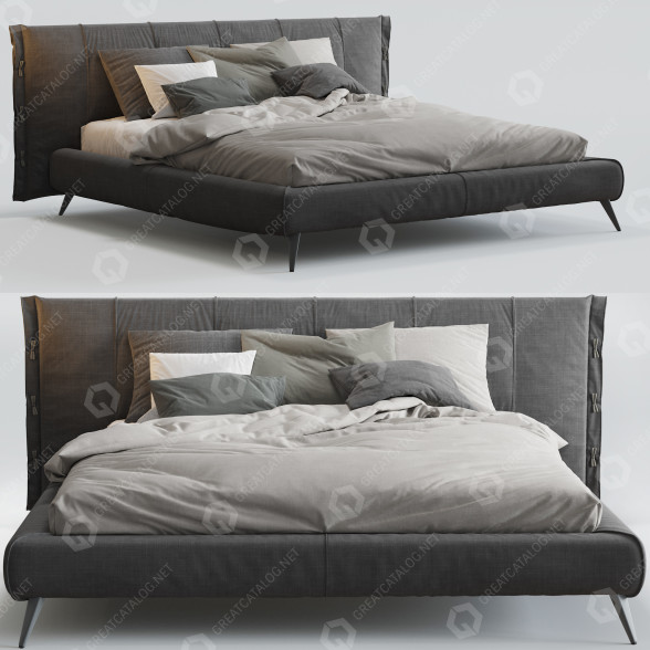 Bed Bonaldo Cuff 3D model