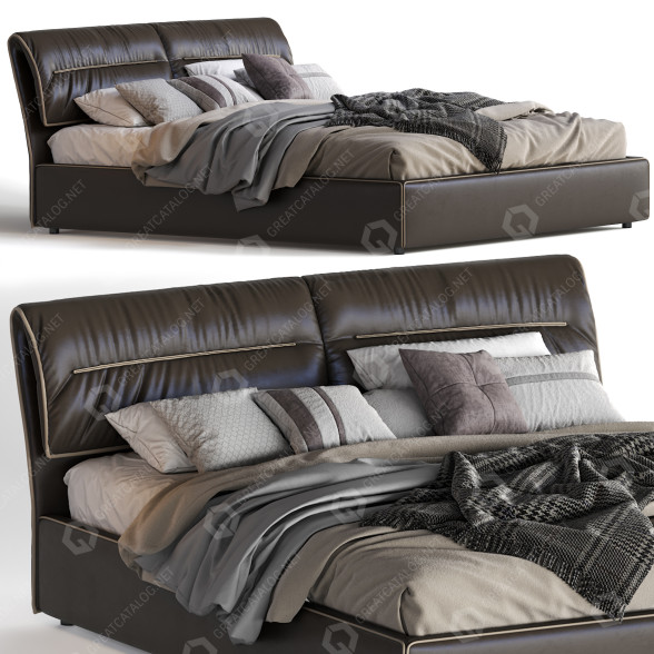 Bed Bonaldo Campo 3D model