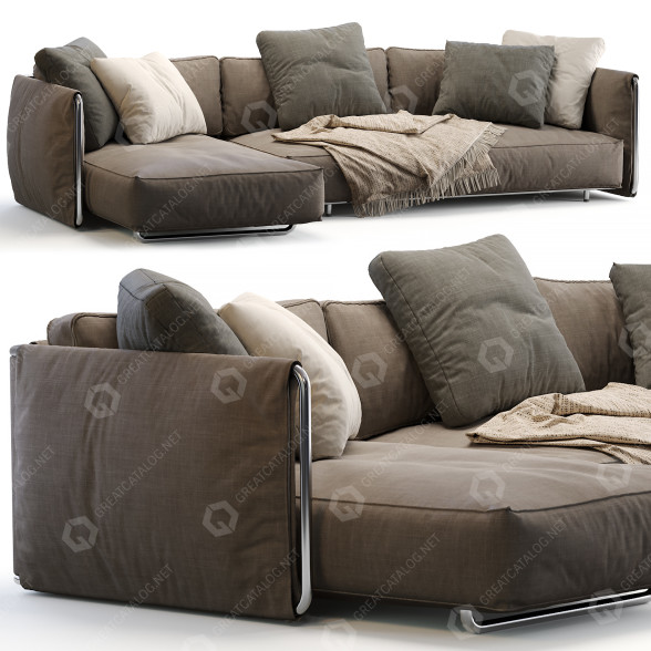 Диван Flexform Edmond Modular 3D модель