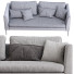 Sofá COR Sitzmöbel Pilotis Gray - Navasard