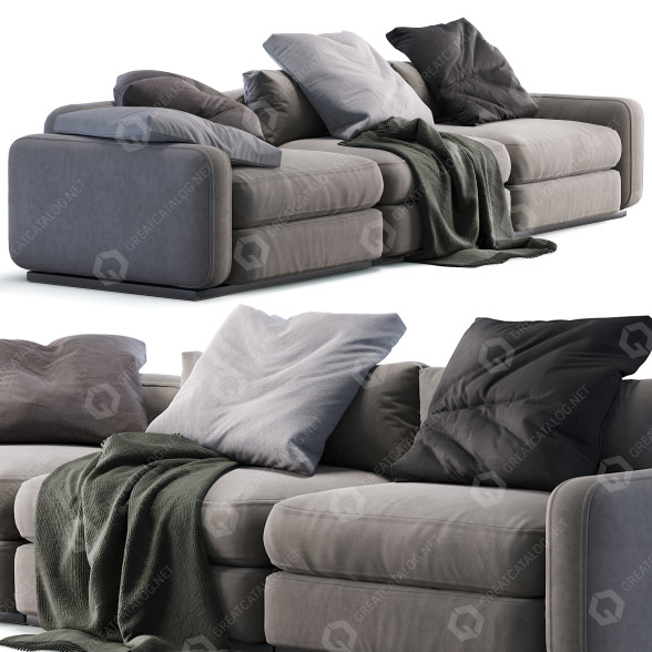 Диван Flexform Beauty 3D модель