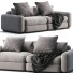 Sofa Flexform Beauty Gray - Navasard